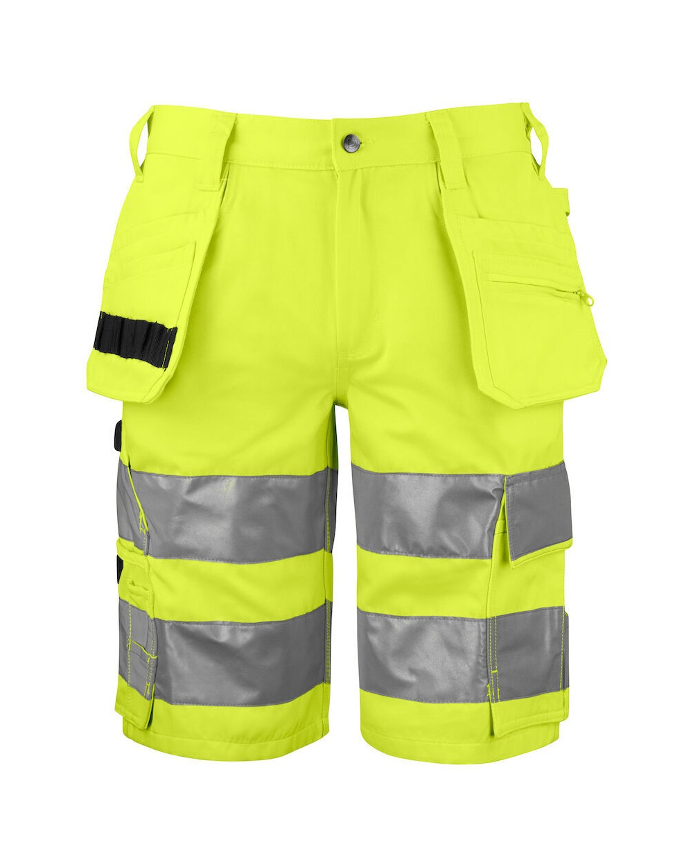 Bermuda's & Shorts PROJOB 6535 SIGNALISATIESHORT MET SPIJKERZAKKEN EN ISO 20471 KLASSE 2 voor bedrukking &amp; borduring
