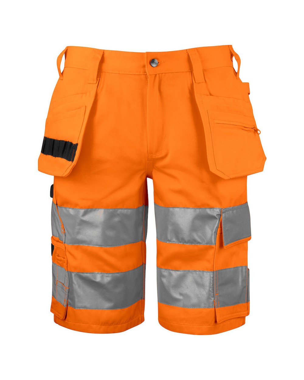 Bermuda's & Shorts PROJOB 6535 SIGNALISATIESHORT MET SPIJKERZAKKEN EN ISO 20471 KLASSE 2 voor bedrukking &amp; borduring