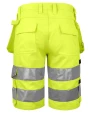 Bermuda's & Shorts PROJOB 6535 SIGNALISATIESHORT MET SPIJKERZAKKEN EN ISO 20471 KLASSE 2 voor bedrukking &amp; borduring