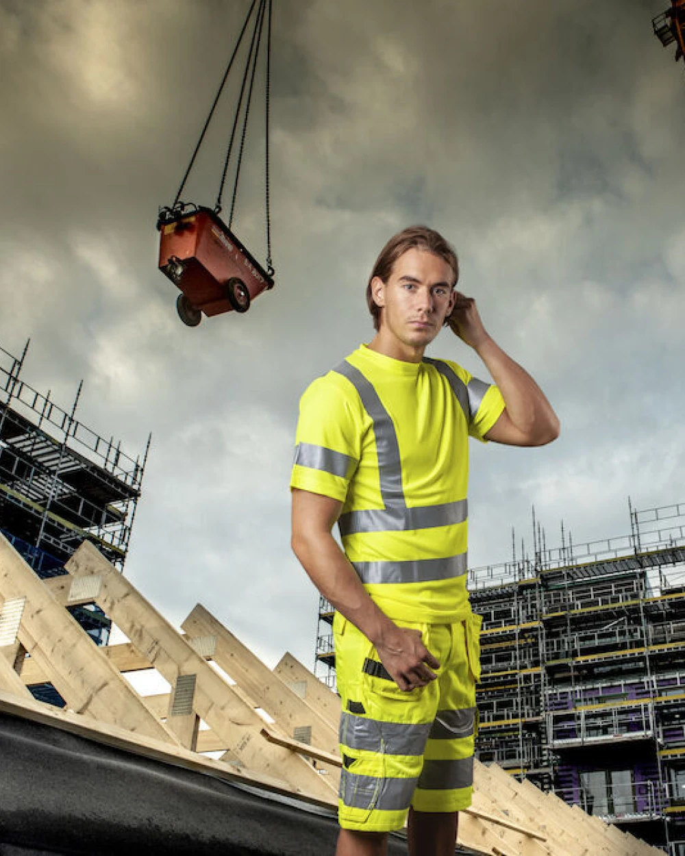Bermudas & Shorts personnalisable PROJOB 6535 SHORTS - EN ISO 20471 CLASSE 2/1