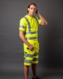 Bermuda's & Shorts PROJOB 6535 SIGNALISATIESHORT MET SPIJKERZAKKEN EN ISO 20471 KLASSE 2 voor bedrukking &amp; borduring