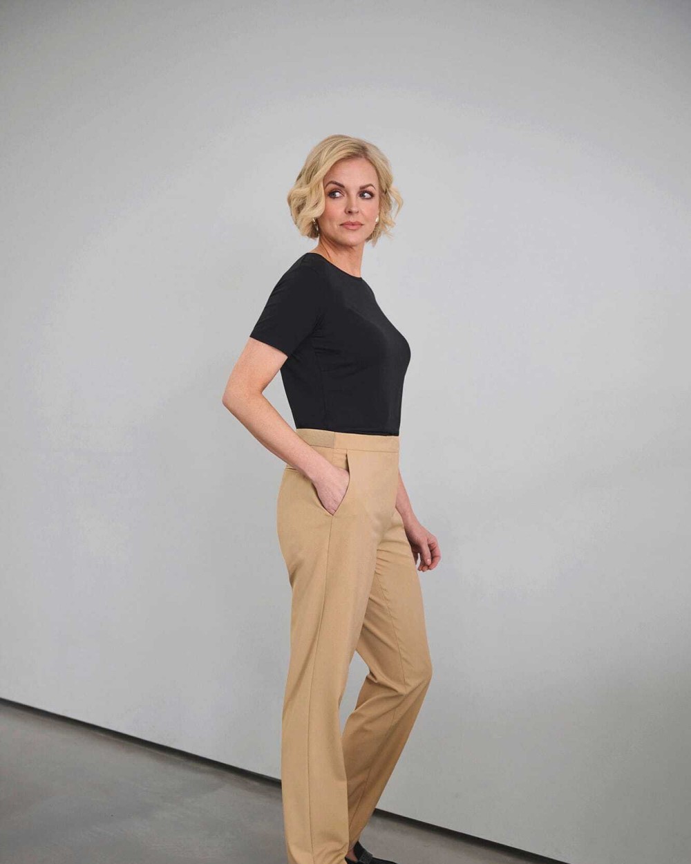 Pantalons personnalisable BROOK TAVERNER Pantalon femme Eleanor coupe slim
