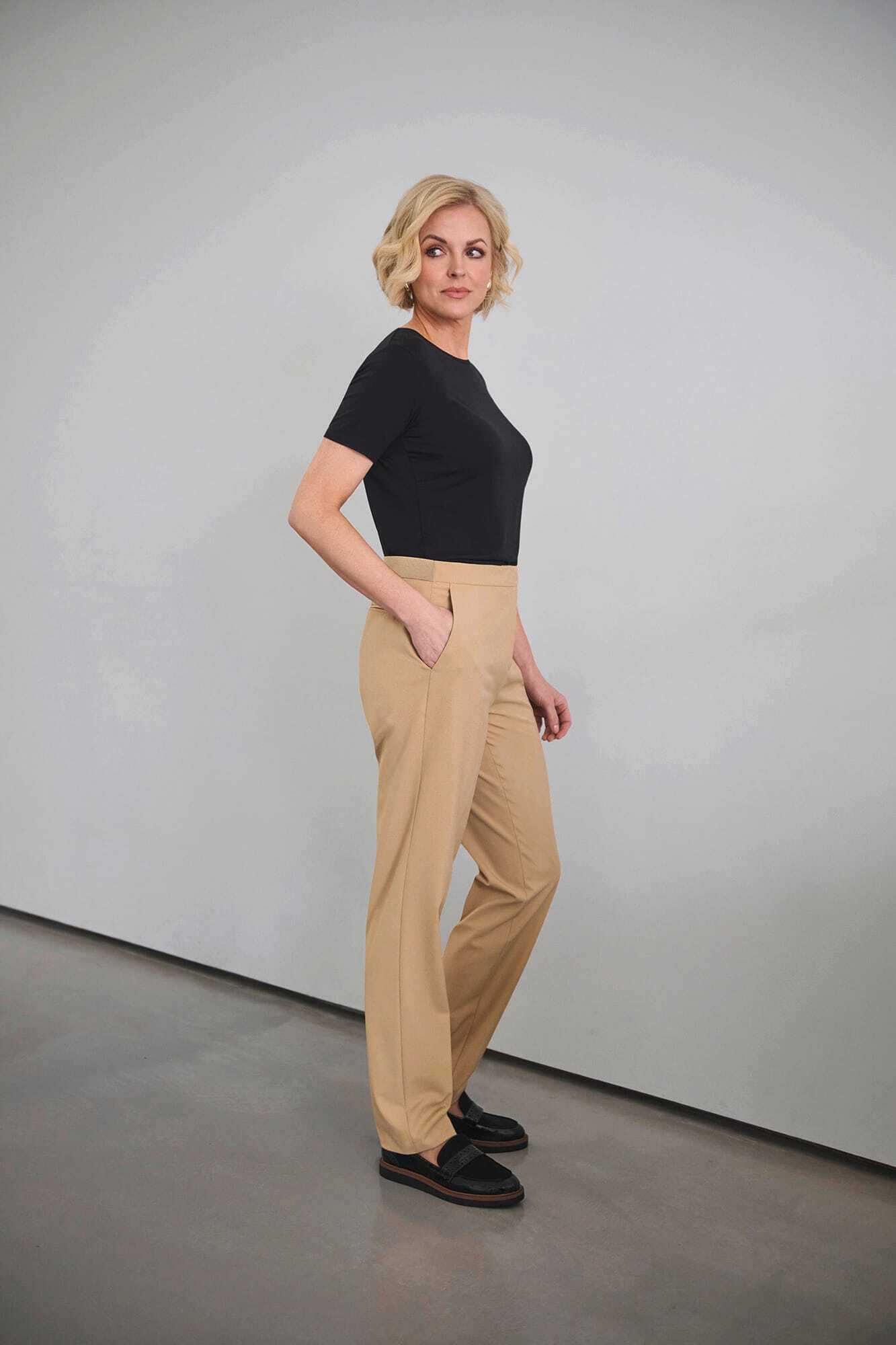 Pantalons personnalisable BROOK TAVERNER Pantalon femme Eleanor coupe slim
