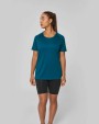 T-shirts PROACT Gerecycled damessport-T-shirt met ronde hals voor bedrukking &amp; borduring
