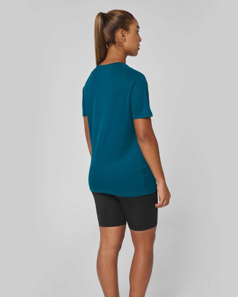 T-shirts PROACT Gerecycled damessport-T-shirt met ronde hals voor bedrukking &amp; borduring