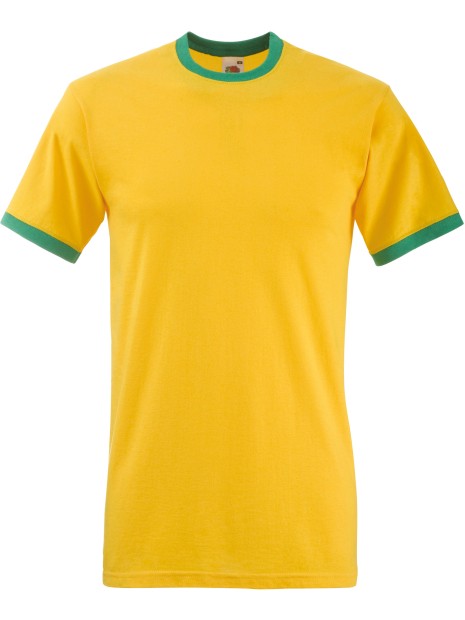 FOL T-shirt Ringer Valueweight /api/colors/fb8251a6-02fd-4902-82fe-07bbba9b3f89 personnalisable