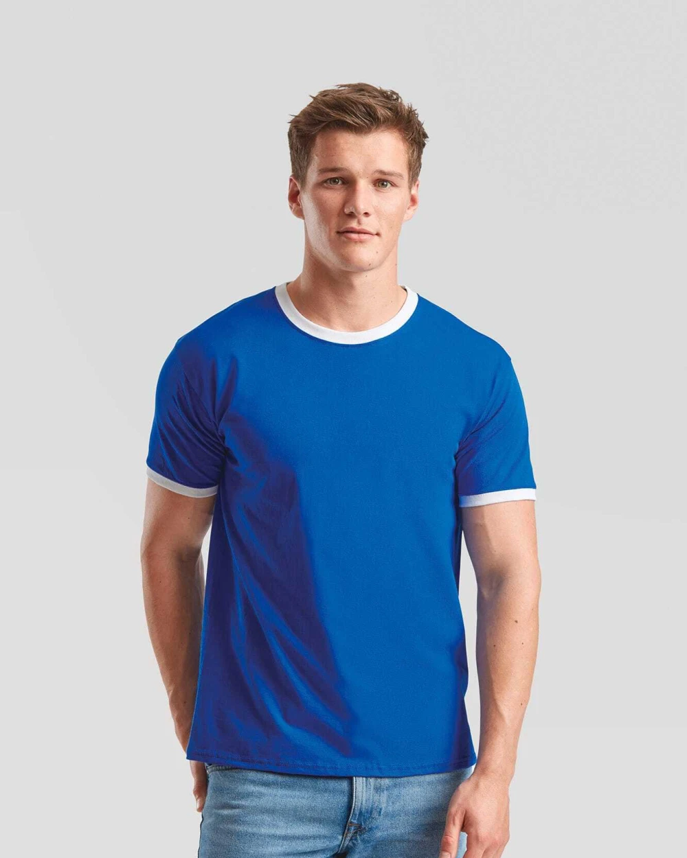T-shirts FOL Valueweight Ringer T voor bedrukking &amp; borduring