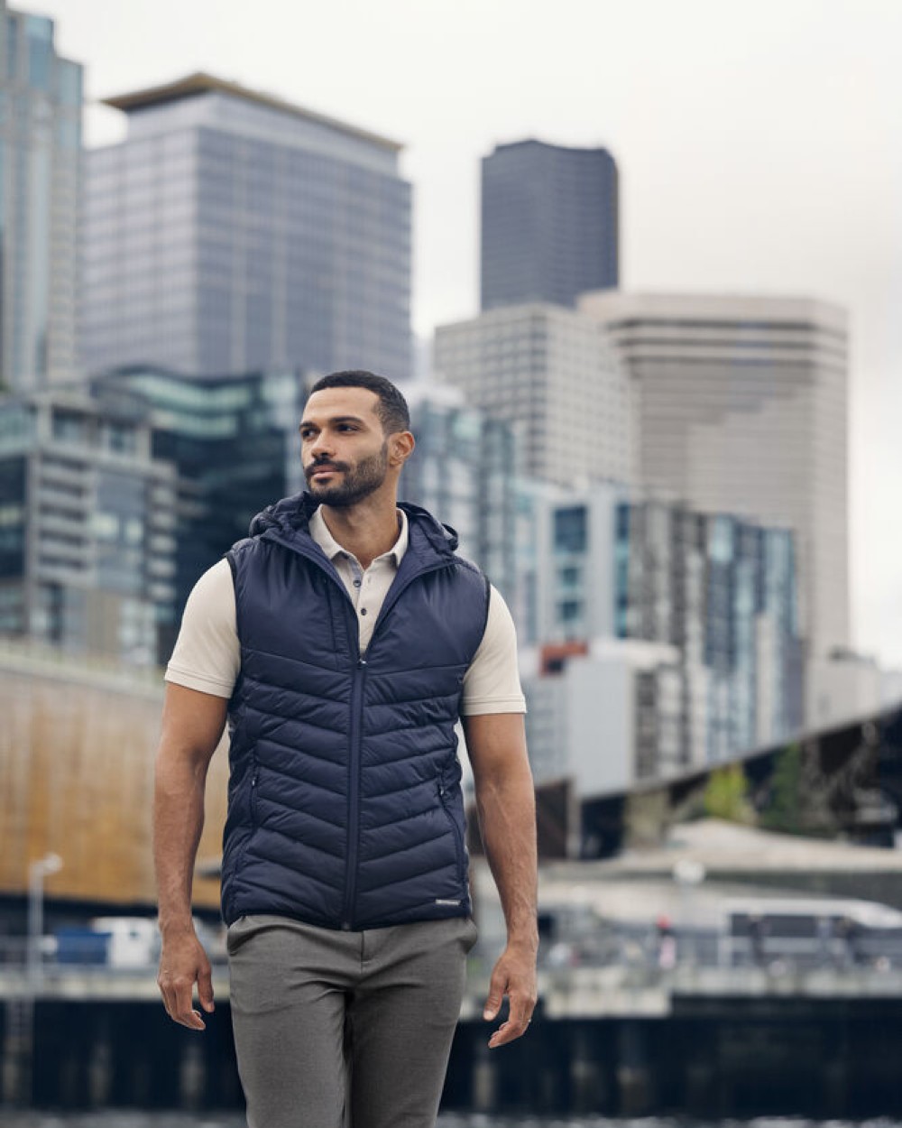 CUTTER & BUCK Mount Adams Vest Men Jacken personalisierbar
