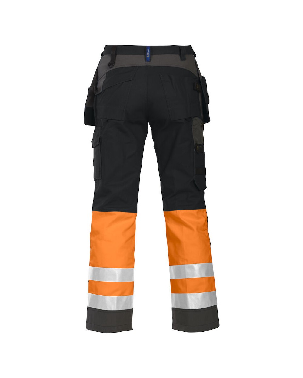 Broeken PROJOB 6522 SIGNALISATIEBROEK MET KNIEZAKKEN EN SPIJKERZAKKEN EN ISO 20471 KLASSE 1 voor bedrukking &amp; borduring