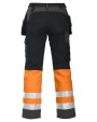 Broeken PROJOB 6522 SIGNALISATIEBROEK MET KNIEZAKKEN EN SPIJKERZAKKEN EN ISO 20471 KLASSE 1 voor bedrukking &amp; borduring