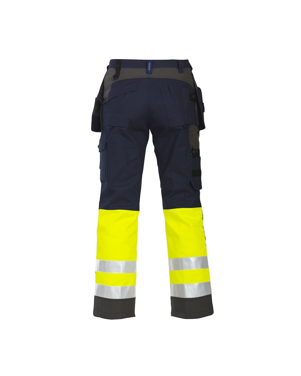 Broeken PROJOB 6522 SIGNALISATIEBROEK MET KNIEZAKKEN EN SPIJKERZAKKEN EN ISO 20471 KLASSE 1 voor bedrukking &amp; borduring