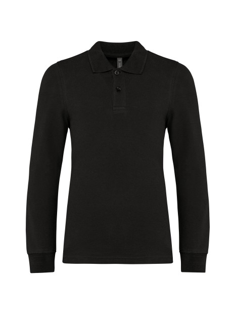 KARIBAN Polo manches longues enfant /api/colors/b9fdad4a-5e94-45cb-8c03-c08b349b28c3 personnalisable