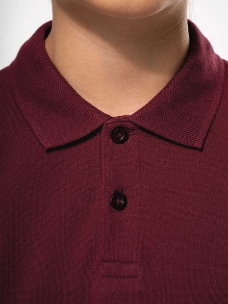 Polos à personnaliser KARIBAN Polo manches longues enfant 