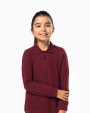 KARIBAN Polohemd mit langen Ärmeln für Kinder. Poloshirts personalisierbar