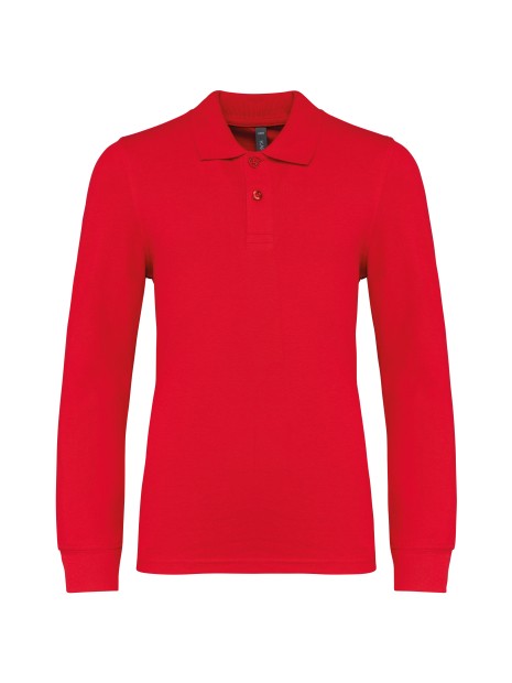 KARIBAN Polo manches longues enfant /api/colors/c953313a-9c9d-493b-934e-ddcf8fada2ae personnalisable