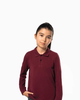 Polo manches longues enfant