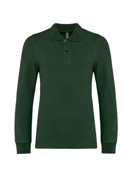 KARIBAN Polo manches longues enfant /api/colors/04ff5422-733a-4283-80b4-be8cd0eba314 personnalisable