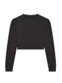 AWDIS Women's long sleeve cropped T  personnalisable