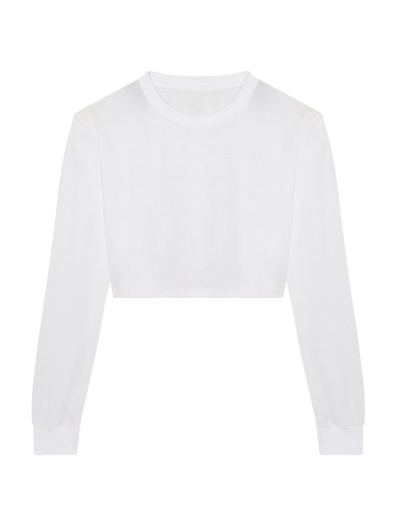 T-Shirts personnalisable AWDIS Women's long sleeve cropped T