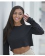 T-Shirts personnalisable AWDIS Women's long sleeve cropped T