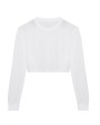 T-Shirts personnalisable AWDIS Women's long sleeve cropped T