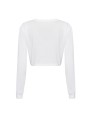 AWDIS Women's long sleeve cropped T  personnalisable