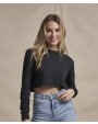 T-Shirts personnalisable AWDIS Women's long sleeve cropped T