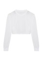 AWDIS Women's long sleeve cropped T  personnalisable