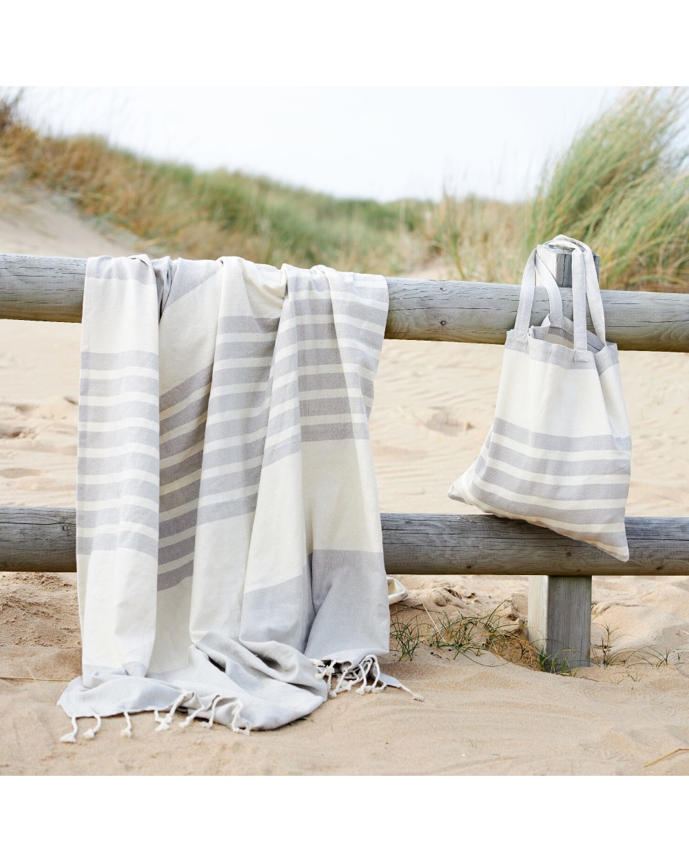 Tote bags personnalisable SAGAFORM Sagaform Ella Hamam Sac en coton 41x38 cm