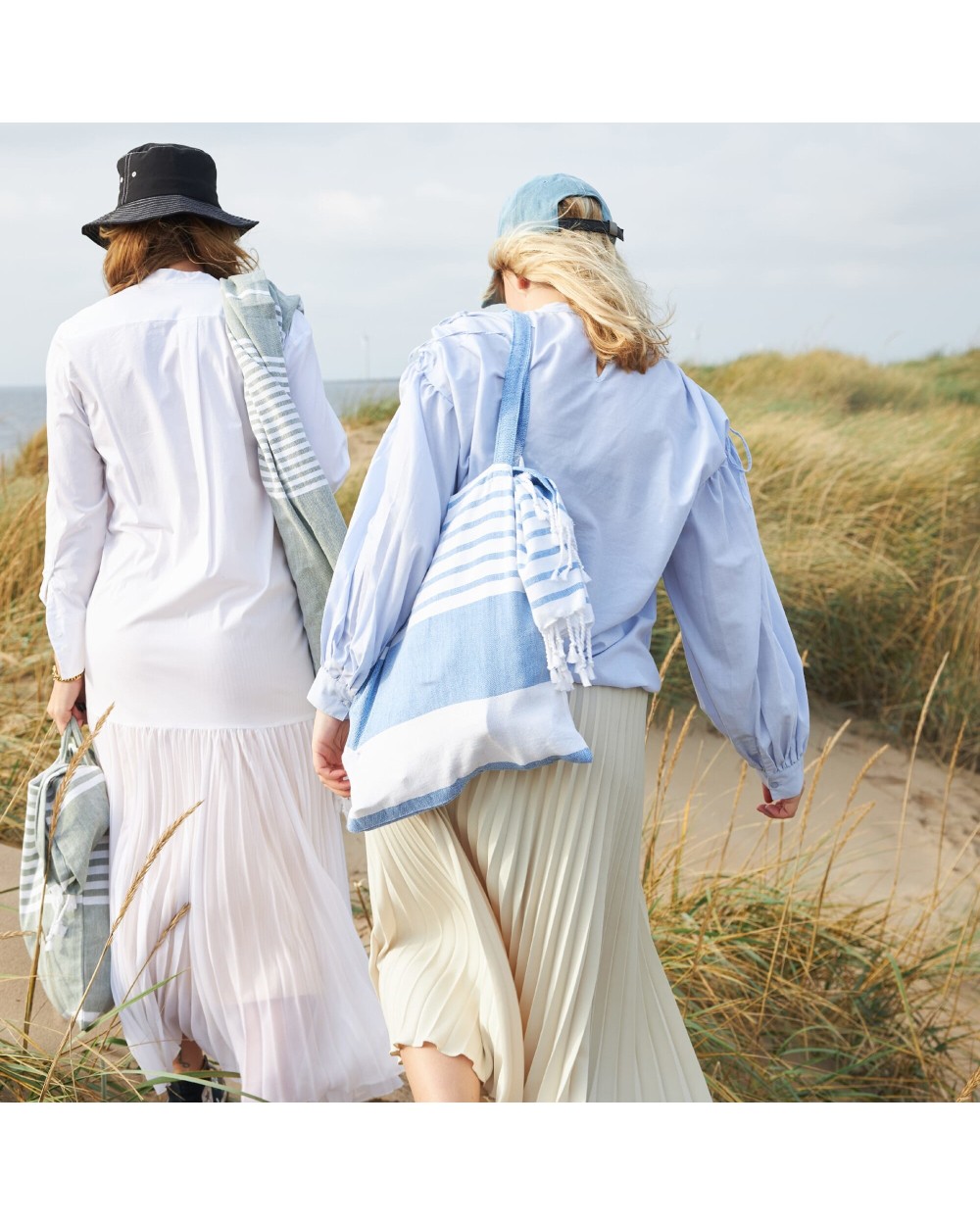 Tote bags personnalisable SAGAFORM Sagaform Ella Hamam Sac en coton 41x38 cm