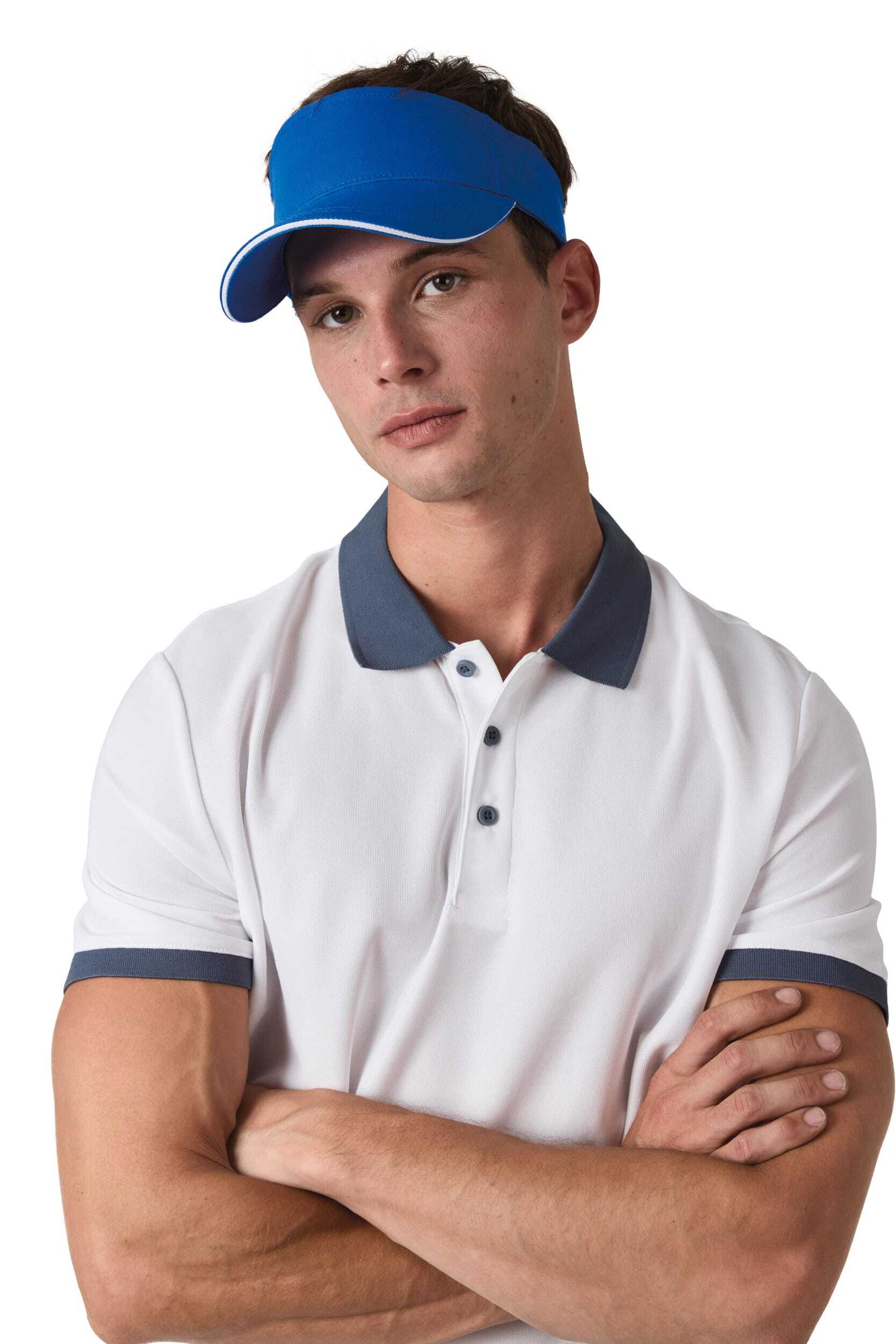 Casquettes personnalisable K-UP Visière sport en coton