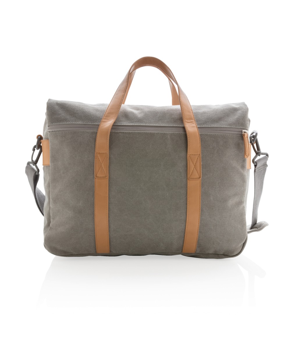 Tassen & Zakken 4DO Canvas laptop tas PVC vrij voor bedrukking &amp; borduring
