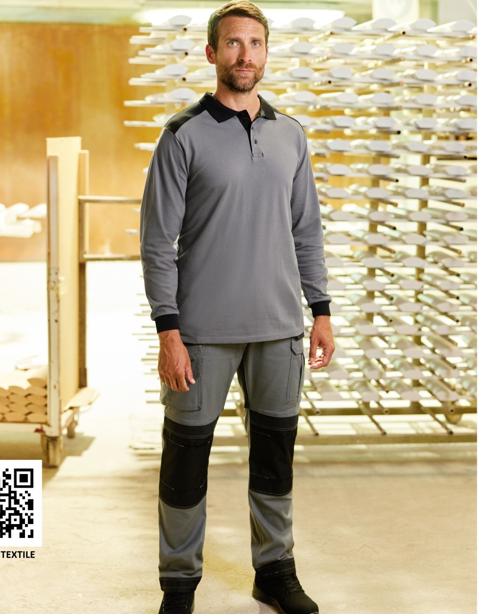 Broeken VELILLA TWO-TONE MULTI-POCKET TROUSERS voor bedrukking &amp; borduring