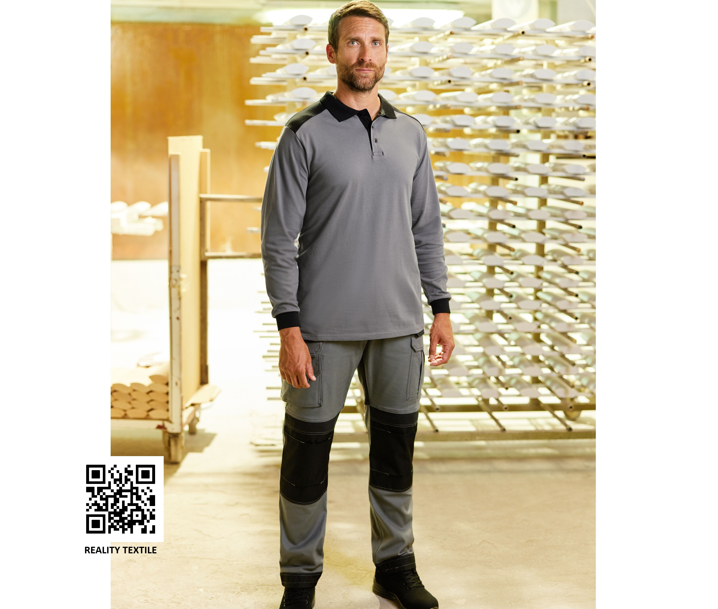 Broeken VELILLA TWO-TONE MULTI-POCKET TROUSERS voor bedrukking &amp; borduring