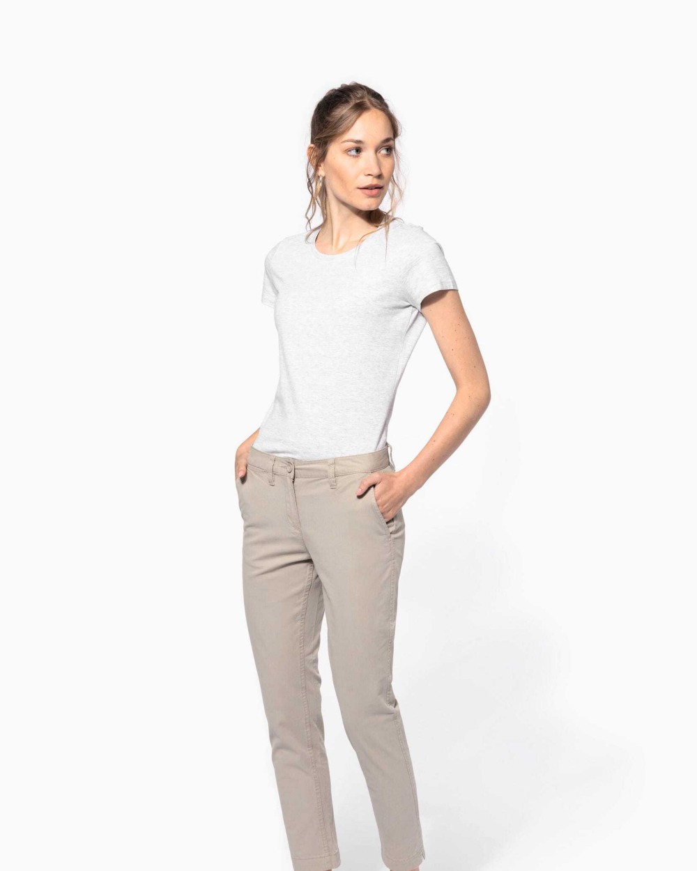 Broeken KARIBAN Enkelhoge broek voor dames voor bedrukking &amp; borduring