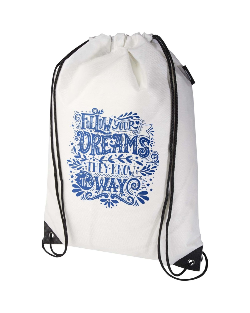 4DO Evergreen Sportbeutel aus recyceltem GRS Non Woven 5 L Taschen personalisierbar