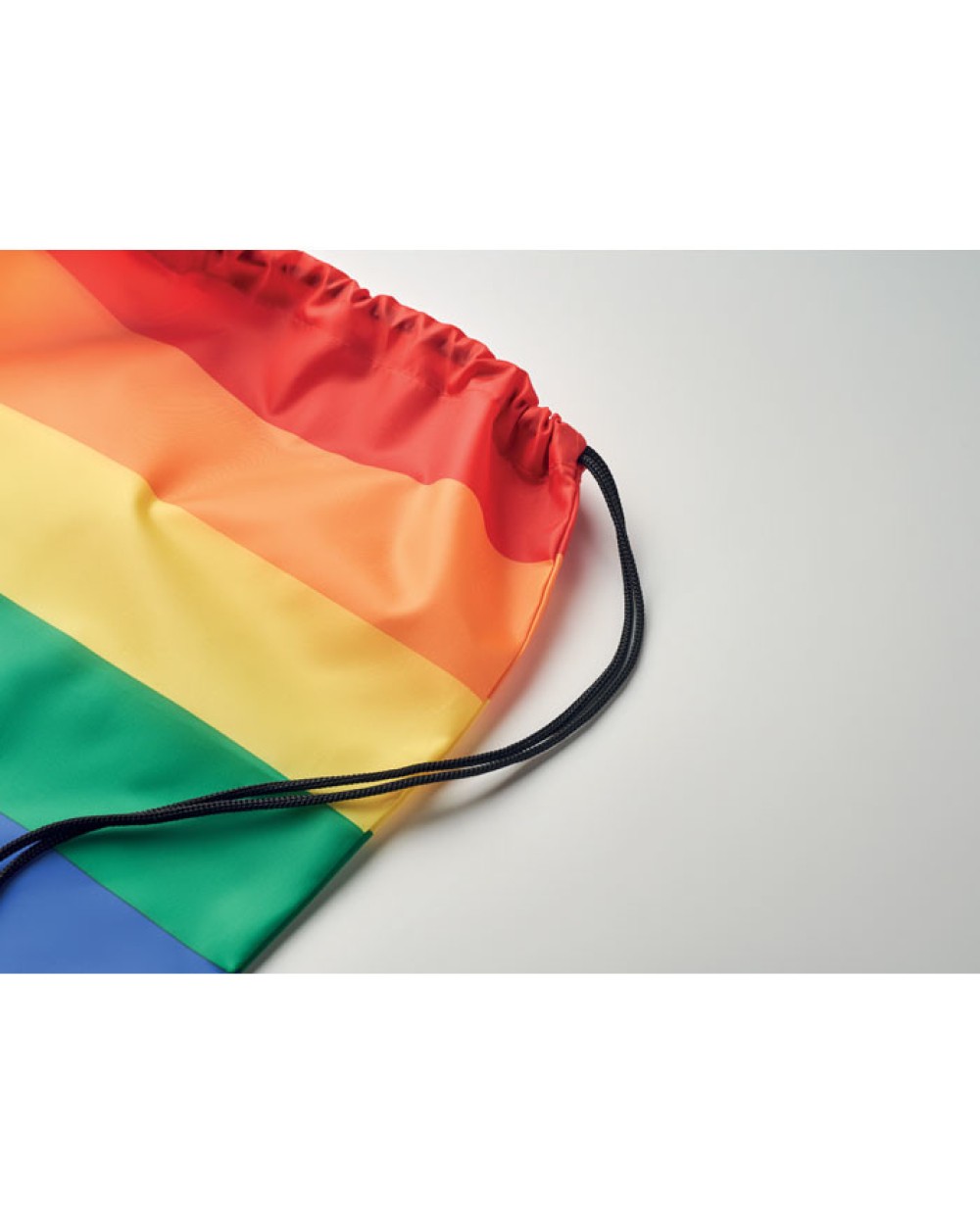 Tassen & Zakken 4DO Regenboog RPET trekkoordrugzak voor bedrukking &amp; borduring