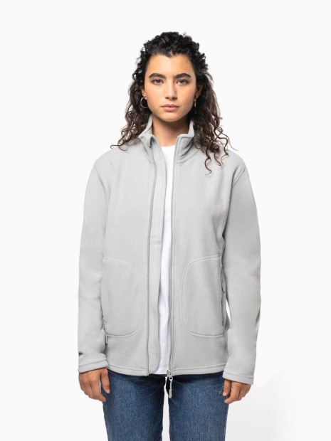 Laines polaires à personnaliser KARIBAN Veste micropolaire écoresponsable unisexe 