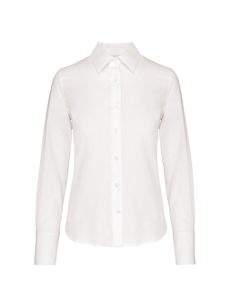 KARIBAN Chemise manches longues sans repassage femme /api/colors/7a92cd2d-10d2-40b4-928b-296bb7487506 personnalisable