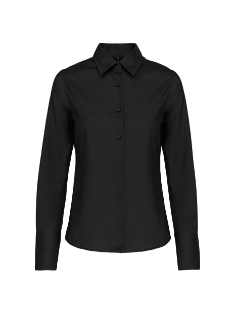 KARIBAN Chemise manches longues sans repassage femme /api/colors/b9fdad4a-5e94-45cb-8c03-c08b349b28c3 personnalisable