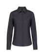Hemden KARIBAN Dames non-iron blouse lange mouwen voor bedrukking &amp; borduring