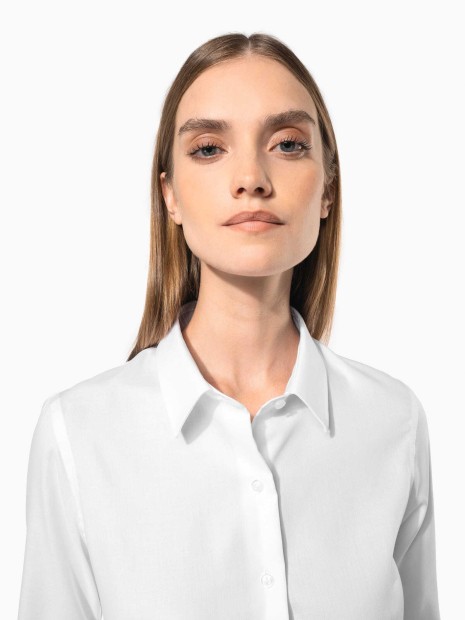 Chemises à personnaliser KARIBAN Chemise manches longues sans repassage femme 