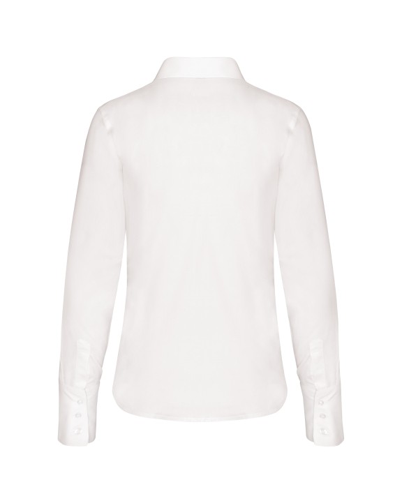 Hemden KARIBAN Dames non-iron blouse lange mouwen voor bedrukking &amp; borduring