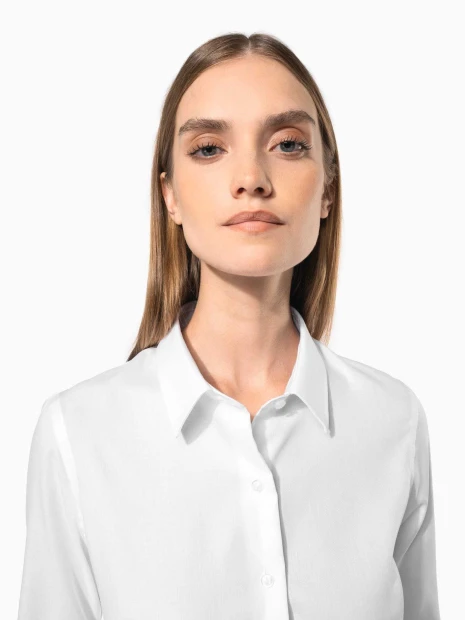 Chemises à personnaliser KARIBAN Chemise manches longues sans repassage femme 