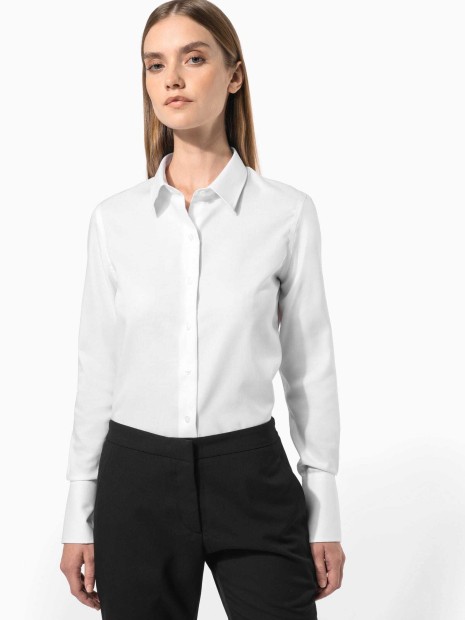 Chemises à personnaliser KARIBAN Chemise manches longues sans repassage femme 