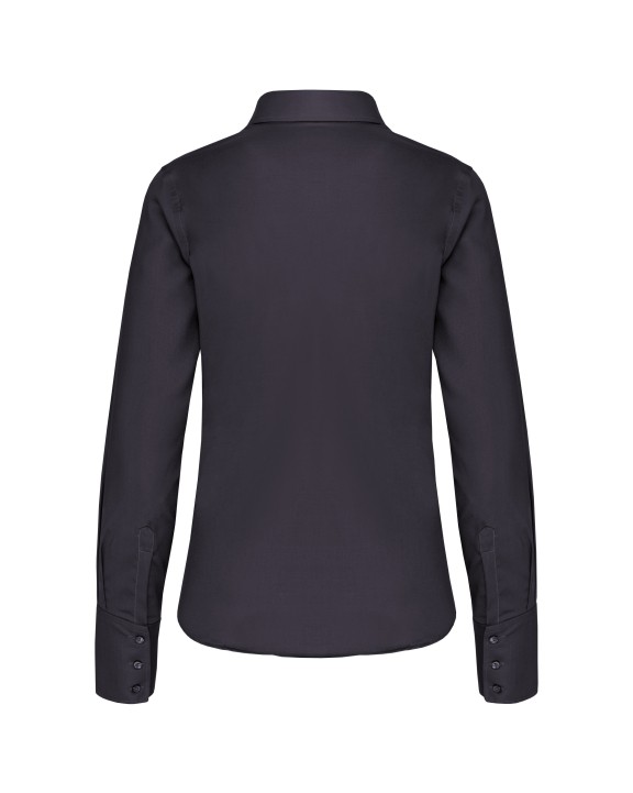 Hemden KARIBAN Dames non-iron blouse lange mouwen voor bedrukking &amp; borduring