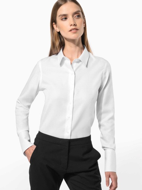 Chemises à personnaliser KARIBAN Chemise manches longues sans repassage femme 