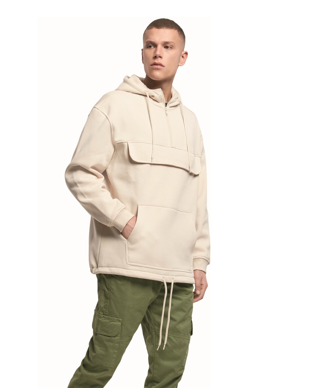 Sweat-shirts personnalisable BUILD YOUR BRAND SWEAT PULL OVER HOODY