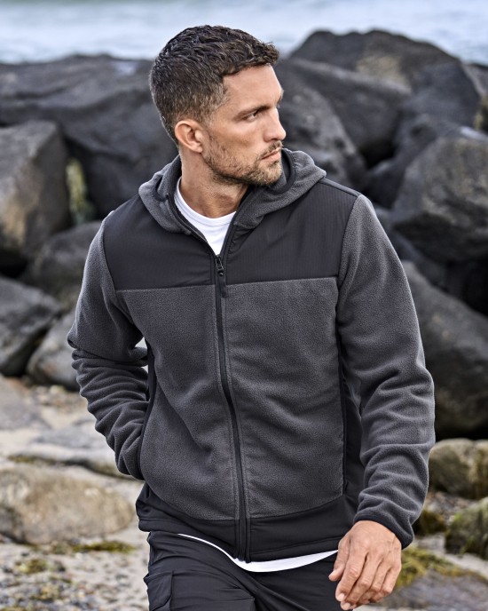 Laines polaires personnalisable Tee Jays MOUNTAIN HOODED FLEECE
