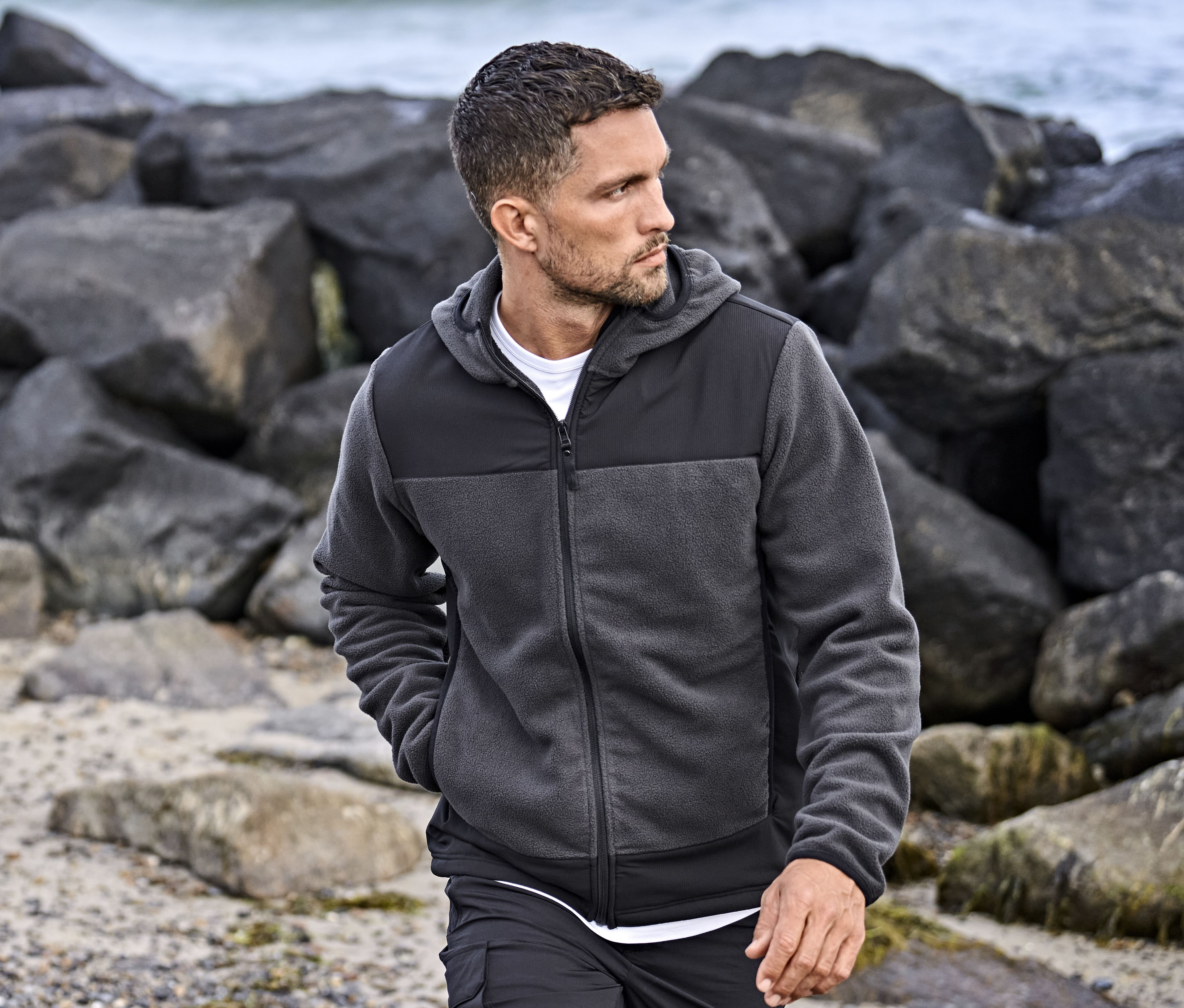 Polar Fleeces TEE JAYS MOUNTAIN HOODED FLEECE voor bedrukking &amp; borduring